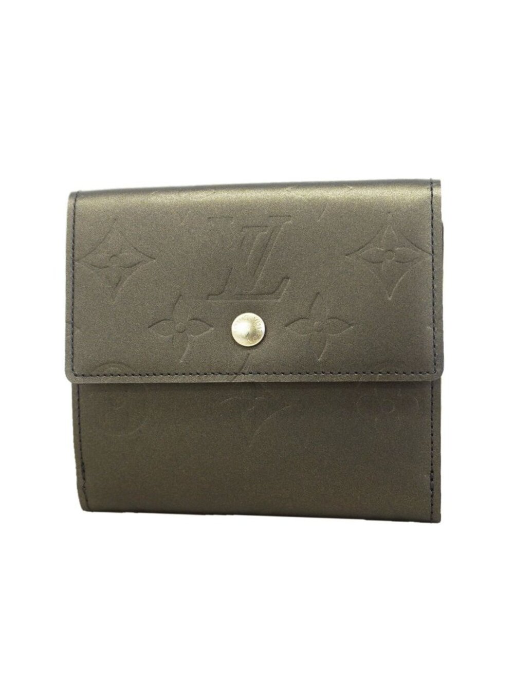 Louis Vuitton Trifold Wallet Monogram Matte Porte Monnaie Billets Cartes Credit